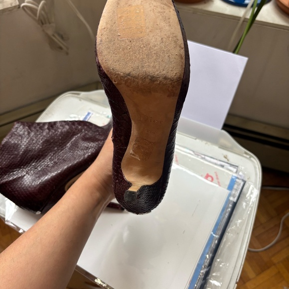 Authentic Dior Snake skin high heel boots * read description Accepting offers - Picture 6 of 13